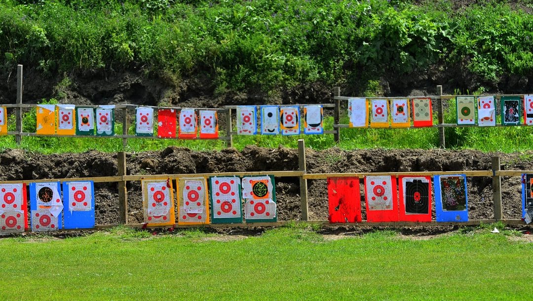 What are Paper Shooting Targets made of?